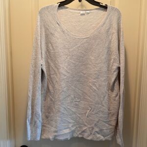 GAP Soft Gray Textured Sweater